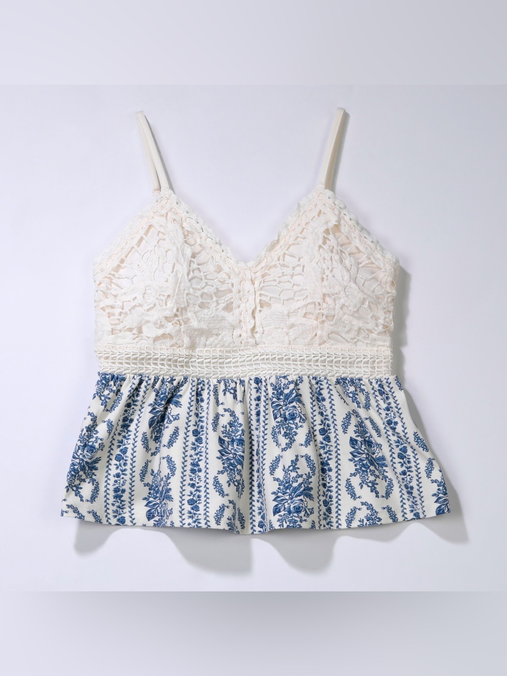 Derek Heart nwt size Large Sleeveless Crochet Bust Top